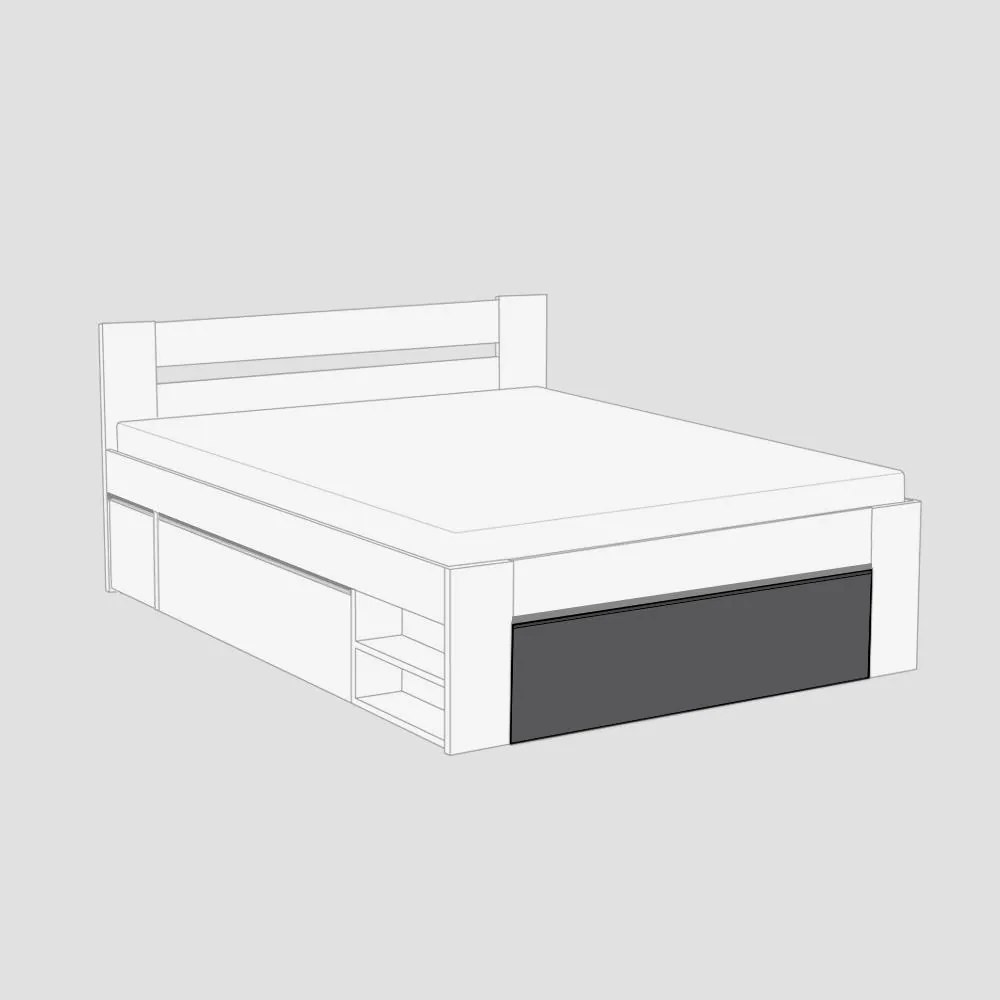 BTC KIRA ČELO 2: 140x200 Varianta: CAPPUCINO