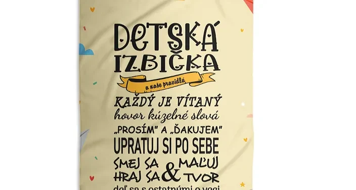 Sablio Uterák Detská izbička - 70x140 cm