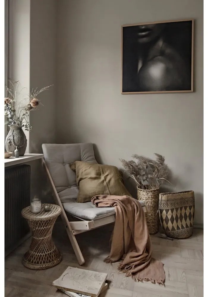 Skladacie kreslo Karup Design Boogie Raw/Beige