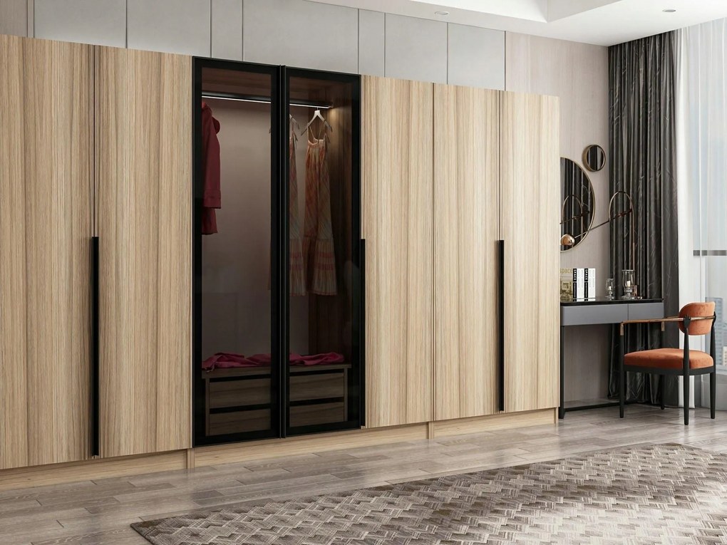 Šatníková skriňa Kalia 7822 (sivá dub)