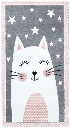 Koberce Breno Kusový koberec Kiddo F0132 pink, ružová,80 x 150 cm