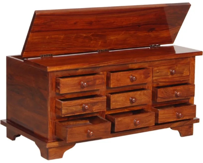 furniture-nabytek.cz - Drevený stôl konferenčný s 9 zásuvkami 90x60x45