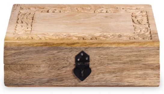 Drevená šperkovnica SOMBRE 22x14x8 cm