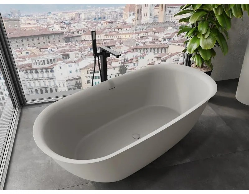 Mexen Siena, voľne stojaca vaňa z konglomerátu 170 x 80 cm, betónová matná, 57291708061