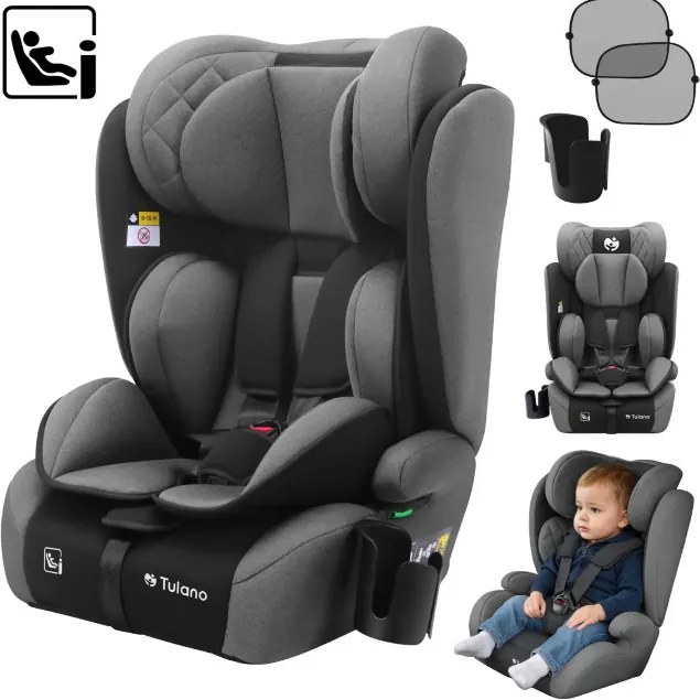 Autosedačka Zooma 25 i‑Size čierna / sivá