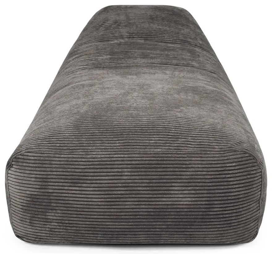 Menčestrový sedací vak v horčicovej farbe Snug Long 140 – SLOWDOWN