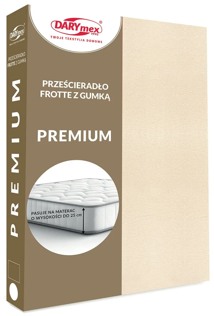 FROTÉ PRESTIERADLO PREMIUM 130X200 CM SVETLOBÉŽOVÉ