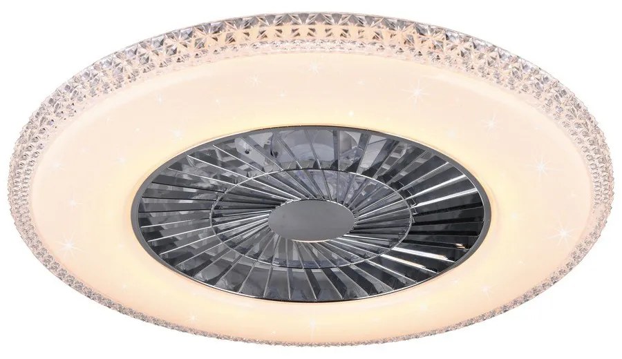 LED stropné svietidlo v striebornej farbe Harstad – Trio