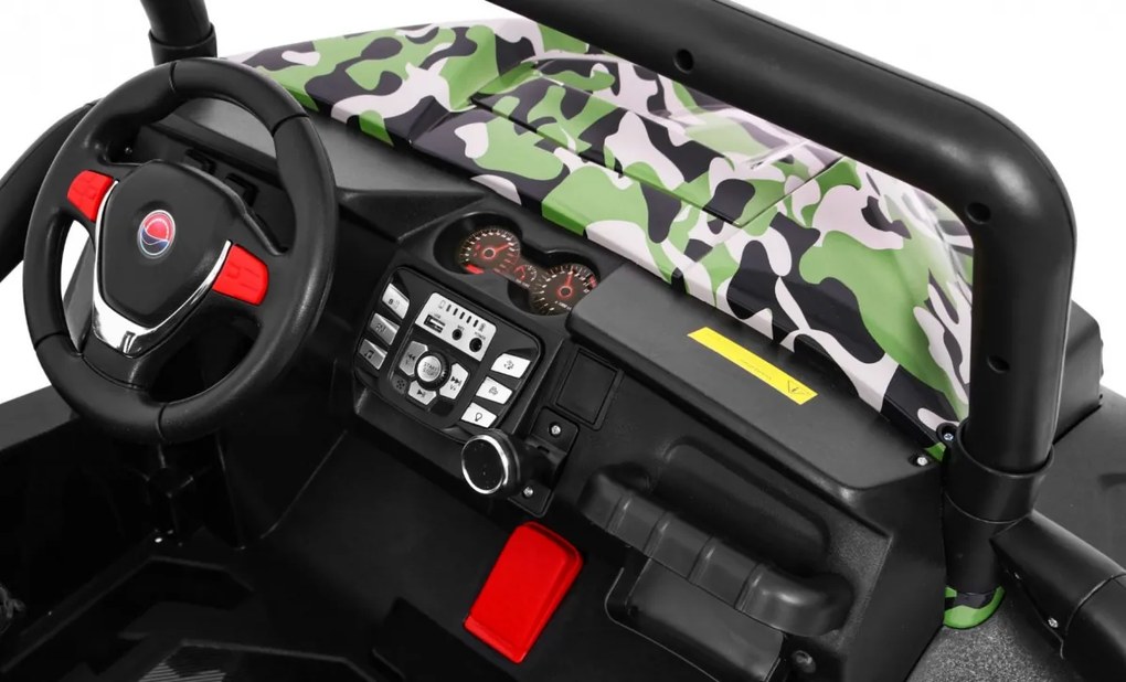 RAMIZ Elektrická bugina Grand Buggy 4x4  - camo - 4x45W - 24V5AH - 2023