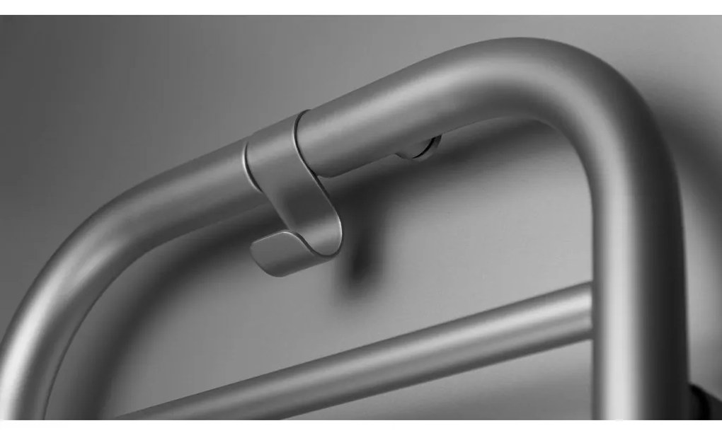 Deante Silia, kúpeľňový radiátor 500x1210 mm, 458W, brúsená oceľ, DEA-AGI_FG41