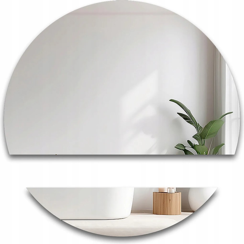 Kúpeľňové zrkadlo Wiro v Dvoch Častiach s Led podsvietením Fi 180