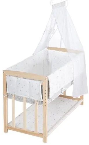 roba Detská postieľka so spacím vakom 4 v 1 (hviezdna obloha) (100333714)