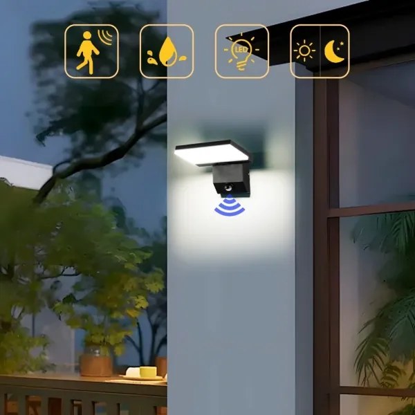 Immax 08513L - LED vonkajšie nástenné svietidlo so senzorom MODERN LED/18W/230V IP65