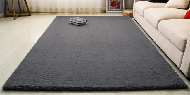 Protišmykový koberec RABBIT sivý