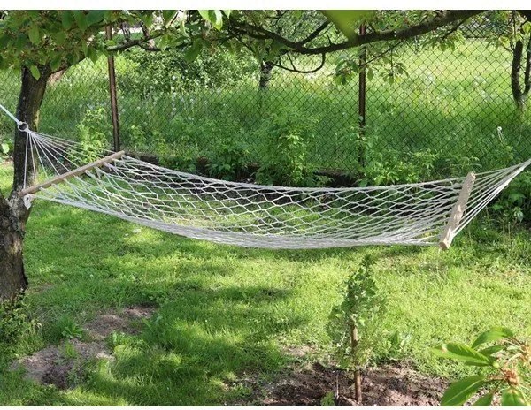Vekr Hojdacia sieť hamak závesná s rámom 200 x 80 cm