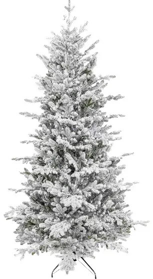 Umelý vianočný stromček FULL 3D Smrek Švajčiarsky Zasnežený 240cm