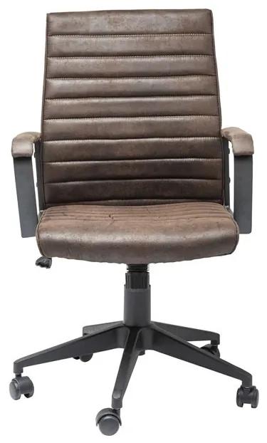 Hnedá Kancelárska stolička Labora  105 × 57 × 61 cm KARE DESIGN