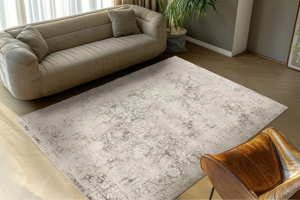 Kusový koberec Bella 233 Grey, 160x230, šedá, chodba / predsieň, Obsession