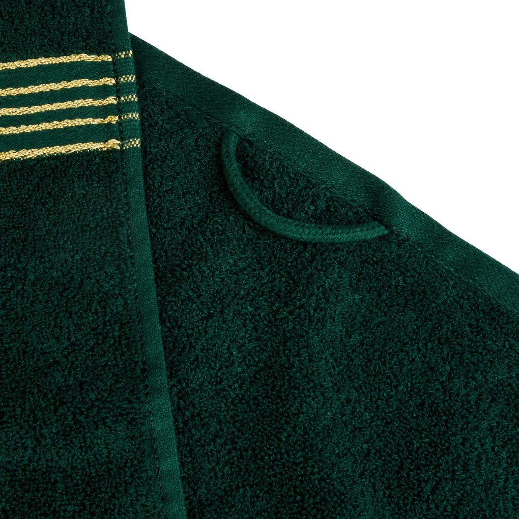 BAVLNENÝ UTERÁK TIWANO 30X50 CM TMAVOZELENÁ