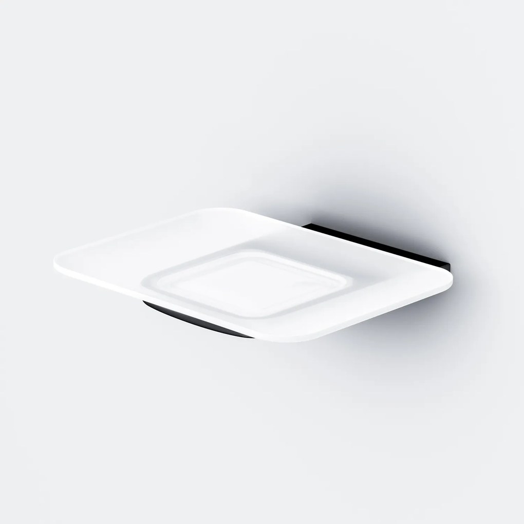 Miska na mydlo AM.PM Inspire 2.0 AIB34222 nástenná, sklo, čierna