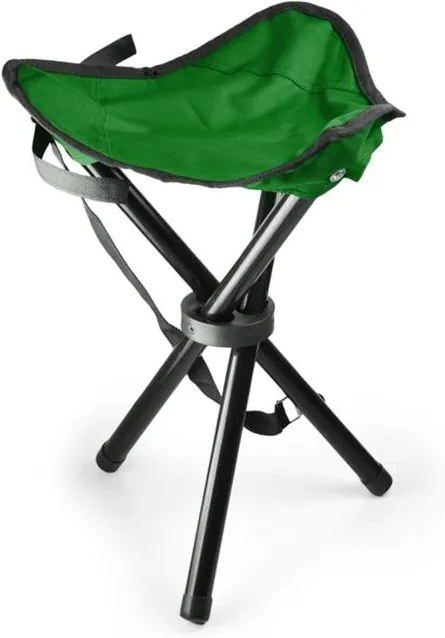 DURAMAXX prenosná kempovacia stolička, rybárska, 500 g, zeleno-čierna