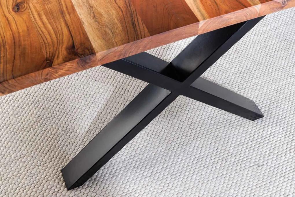 Dizajnový jedálenský stôl Massive X 160 cm akácia