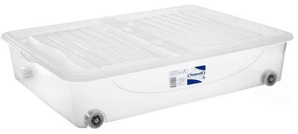 Úložný box pod posteľ XXL s vekom a kolieskami DODO BOX 79 x 59 x 17cm