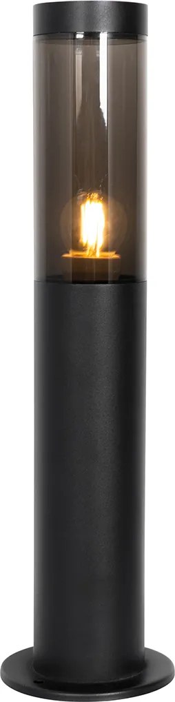 Moderné vonkajšie stĺpové svietidlo čierne 45 cm IP44 - Rox