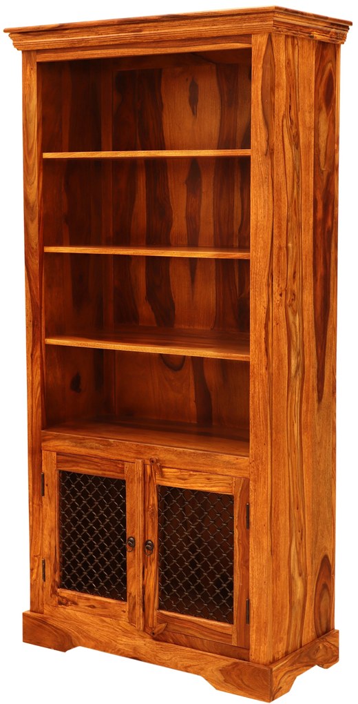 furniture-nabytek.cz - Knihovna na knihy 100x45x200 z masivu palisandr