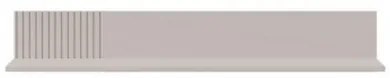 Nástenná polica ARUBA 20x120 cm béžová