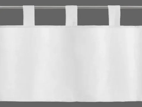 Bistro záves Alster 140x50 cm, biely%