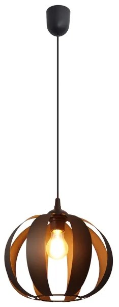 Luster na lanku NEWTON 1xE27/15W/230V čierna
