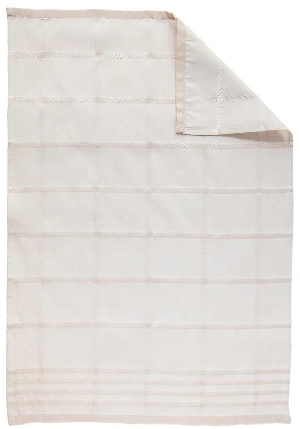 Kuchynská utierka BASIC CHECK 50x70 cm béžová