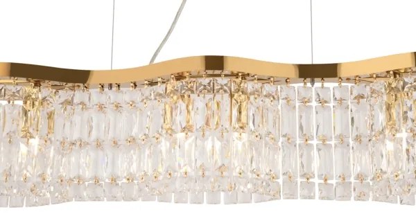 Maytoni DIA005PL-06G - Luster na lanku DUNE 6xE14/60W/230V zlatá