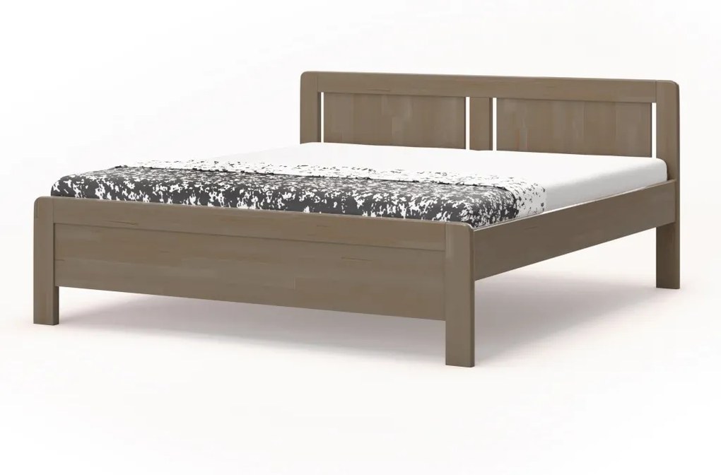 BMB KARLO NIGHT - masívna buková posteľ 160 x 220 cm, buk masív