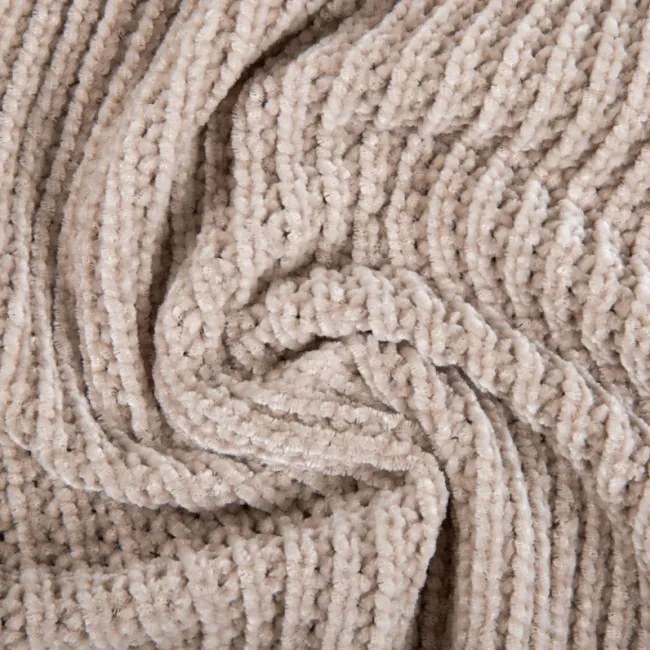 Deka CHENILLE sivá so strapcami 727955