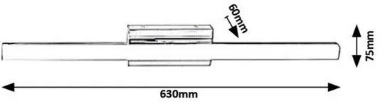 Rabalux 5781 - LED Kúpeľňové nástenné svietidlo BASTIAN LED/13W/230V IP44