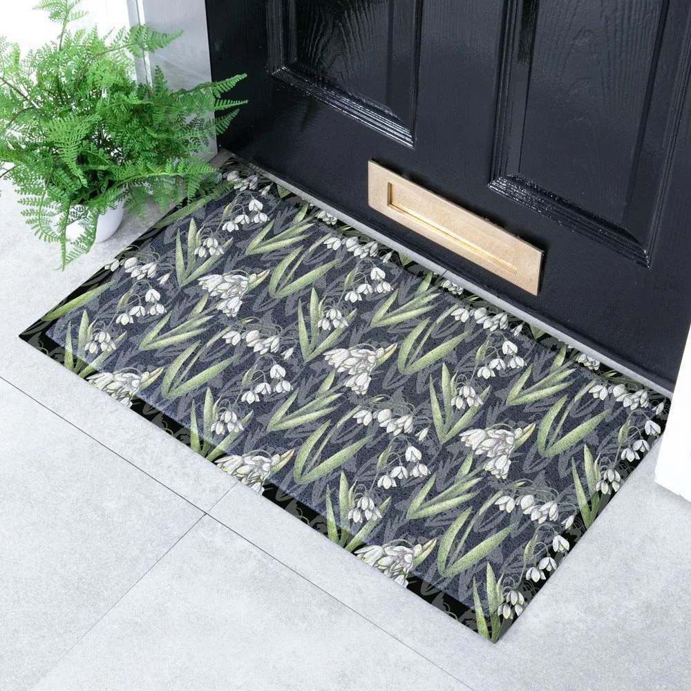 Rohožka 40x70 cm Lily of Valley x Celia Battaini – Artsy Doormats
