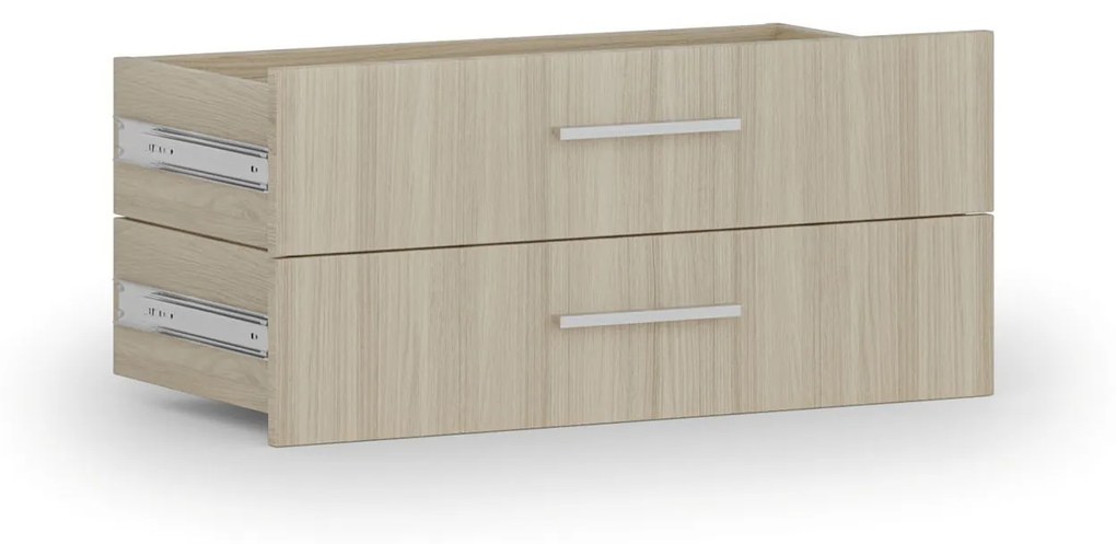 Zásuvky ku skrinke PRIMO, 2 zásuvky, 1781 x 800 x 420 mm, dub prírodný