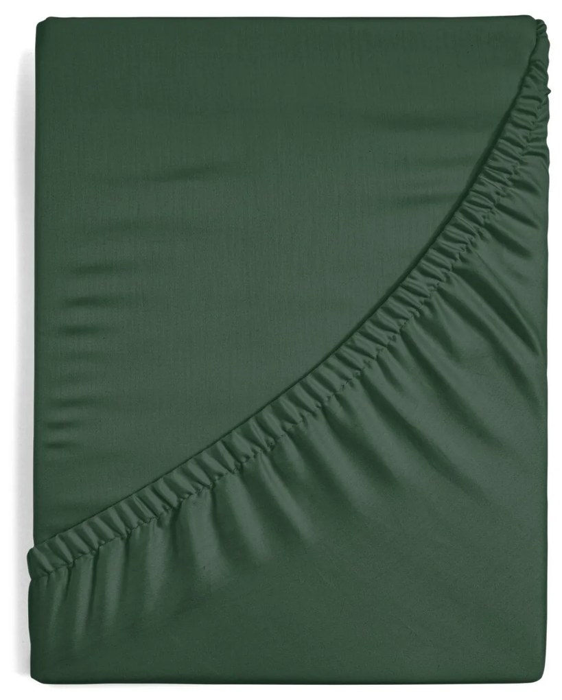 MAKOSATÉNOVÉ PRESTIERADLO NOVA 160X200 CM, VÝŠKA 30 CM TMAVOZELENÉ