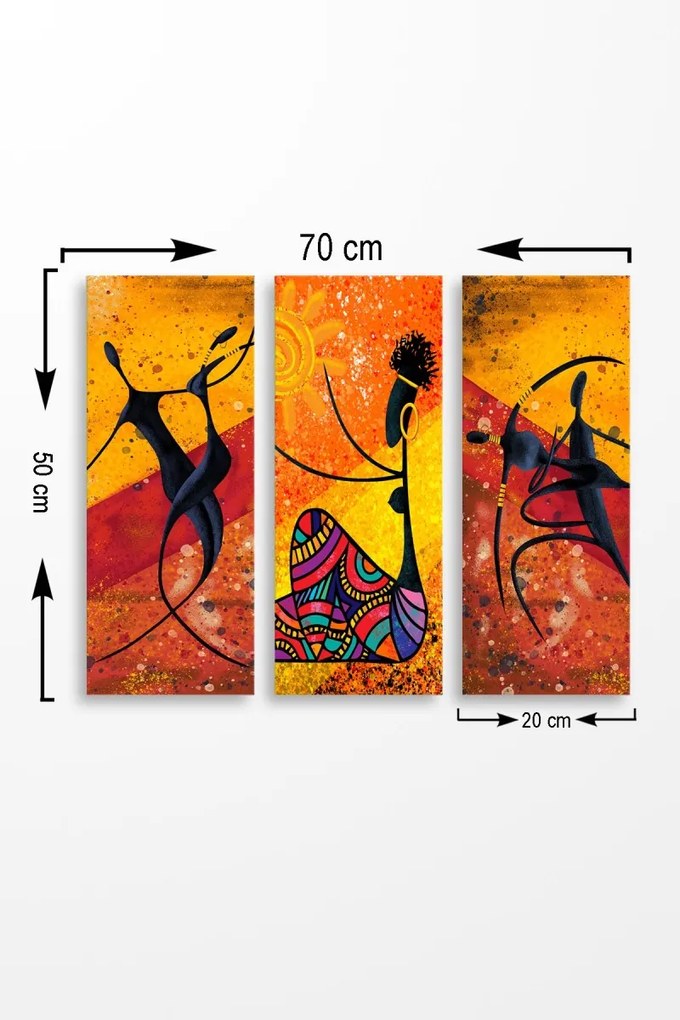 Súprava obrazov CALL OF AFRICA 70 x 50 cm 3 kusy