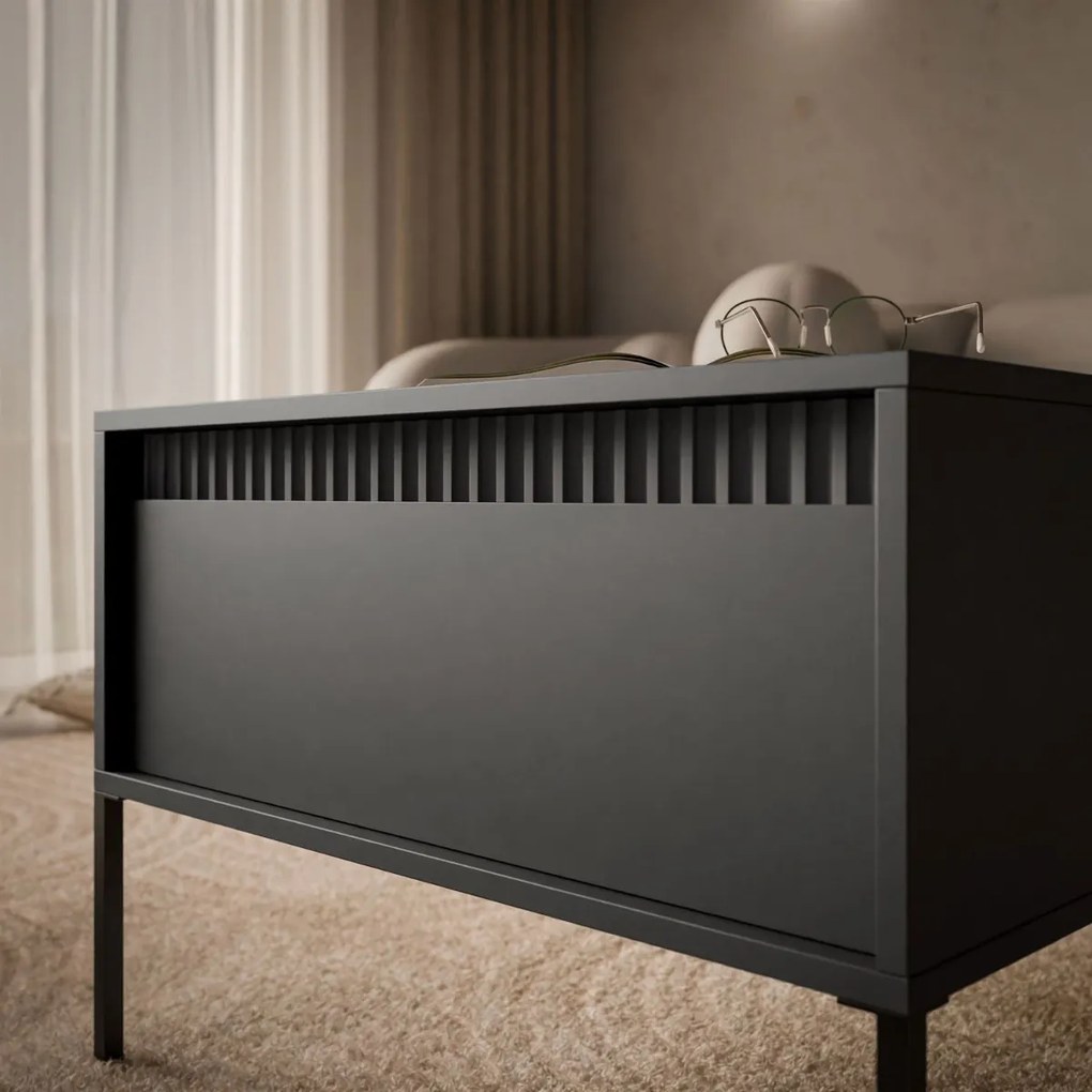 KONFERENČNÝ STOLÍK RAYMOND ČIERNY MATNÝ