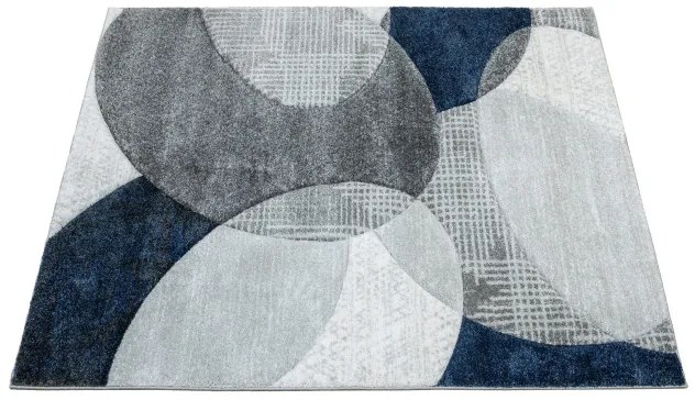 Koberec Kandy N390A sivý / modrý