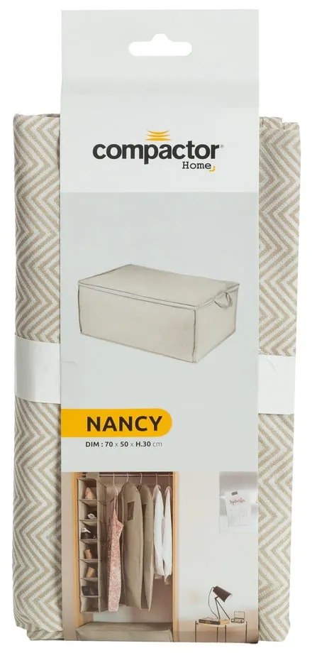 Látkový úložný box na oblečenie Nancy – Compactor