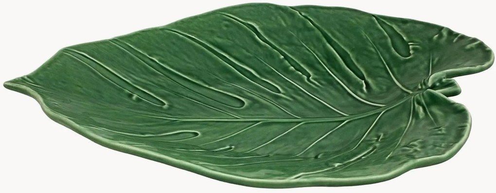 Ručne maľovaný servírovací tanier Leaf