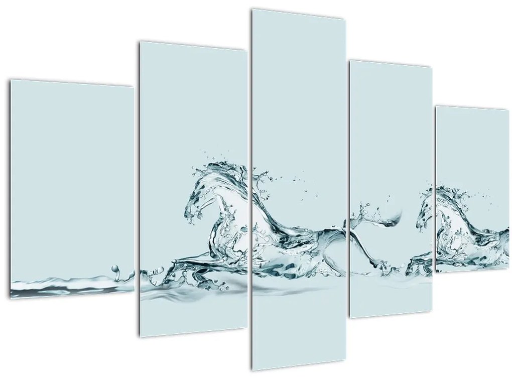 Obraz - Kone z kvapiek vody (150x105 cm)