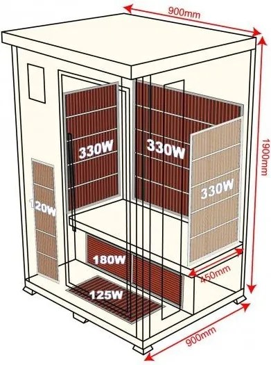 France Infrasauna LUXE 1