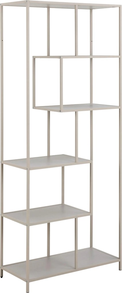 XXXLutz REGÁL, sivá, oceľ, 77/185/35 cm MID.YOU - Online Only drobný nábytok - 001749018691
