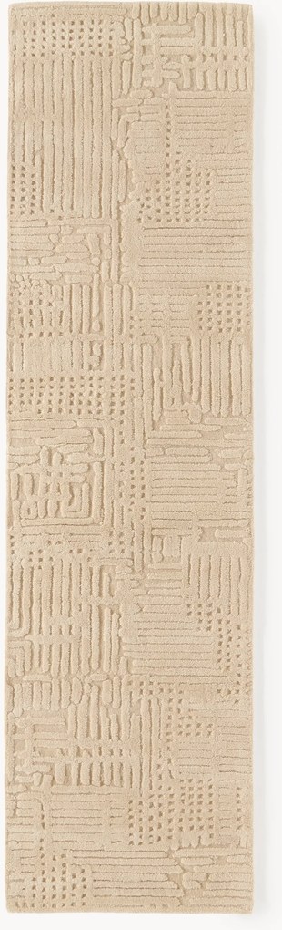 Ručne tuftovaný vlnený behúň Merima