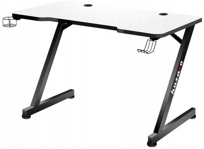 Moderný herný stôl v elegantnej bielej farbe